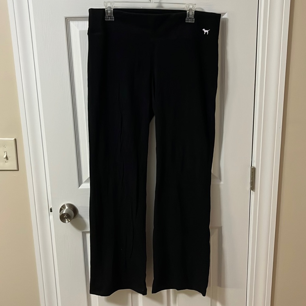 Pink Victoria’s Secret Yoga Flare Leggings